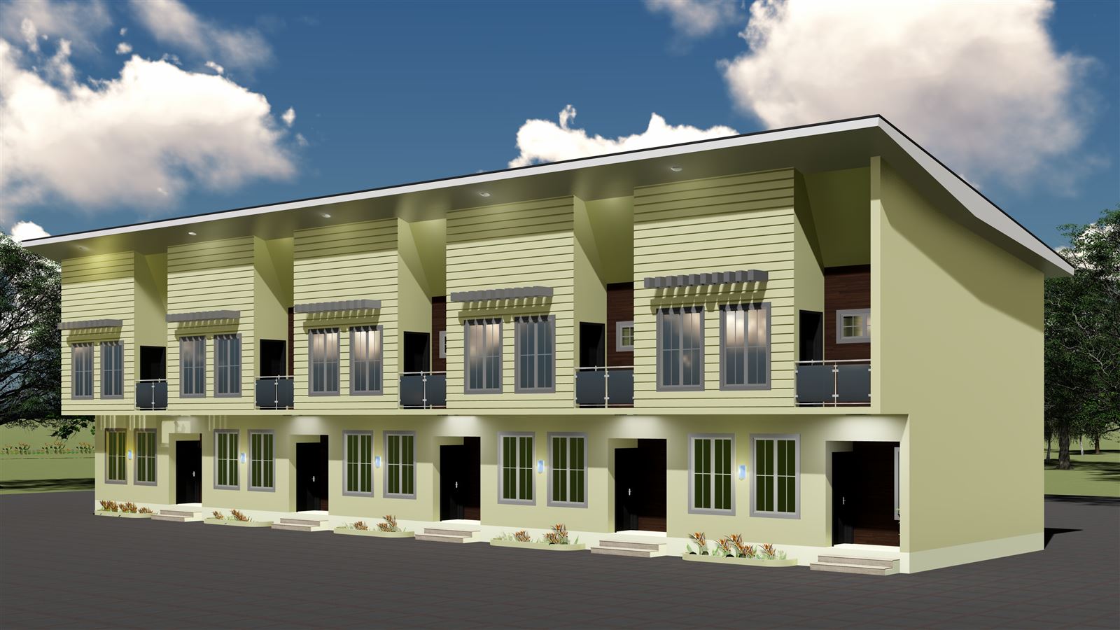 The Cambridge Residence, side view